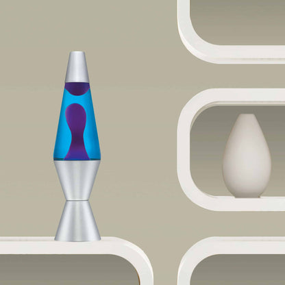 14.5″ LAVA LAMP – PURPLE/BLUE/SILVER - US 3648