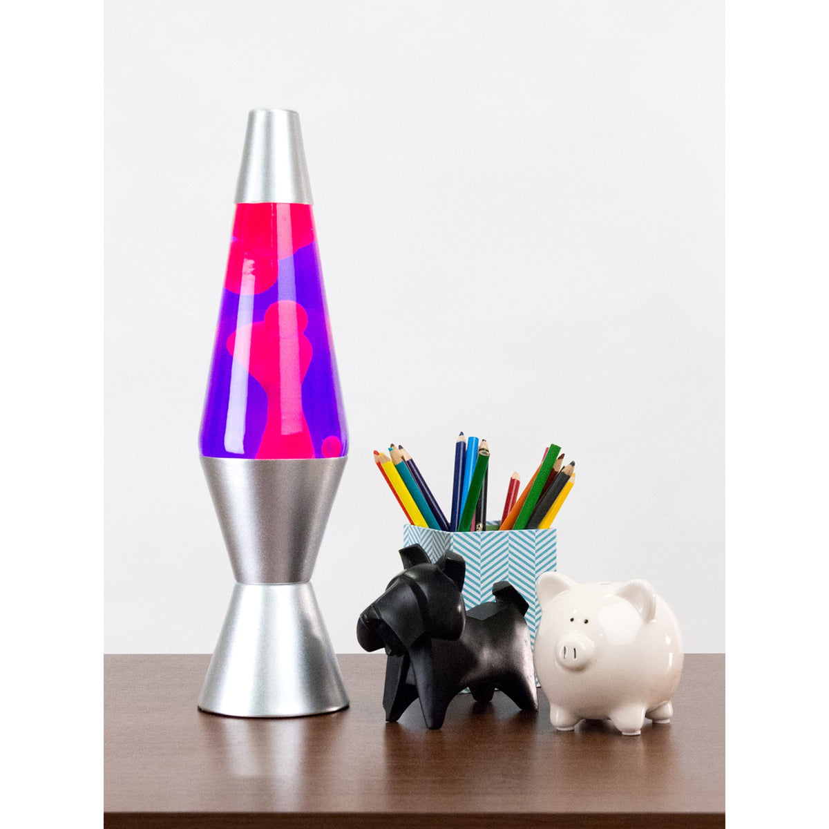 14.5” LAVA LAMP – PINK/PURPLE/SILVER - US 2662
